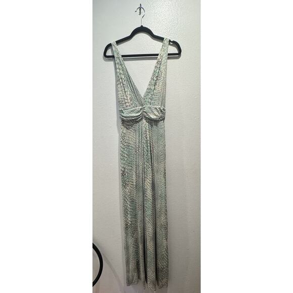 Tart Maxi Dress Women’s Size Medium Stretch V Neck Sleeveless Multi Color Print - Picture 1 of 8